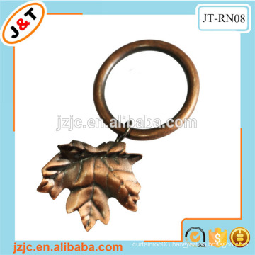 leaf clip metal antique copper curtain ring